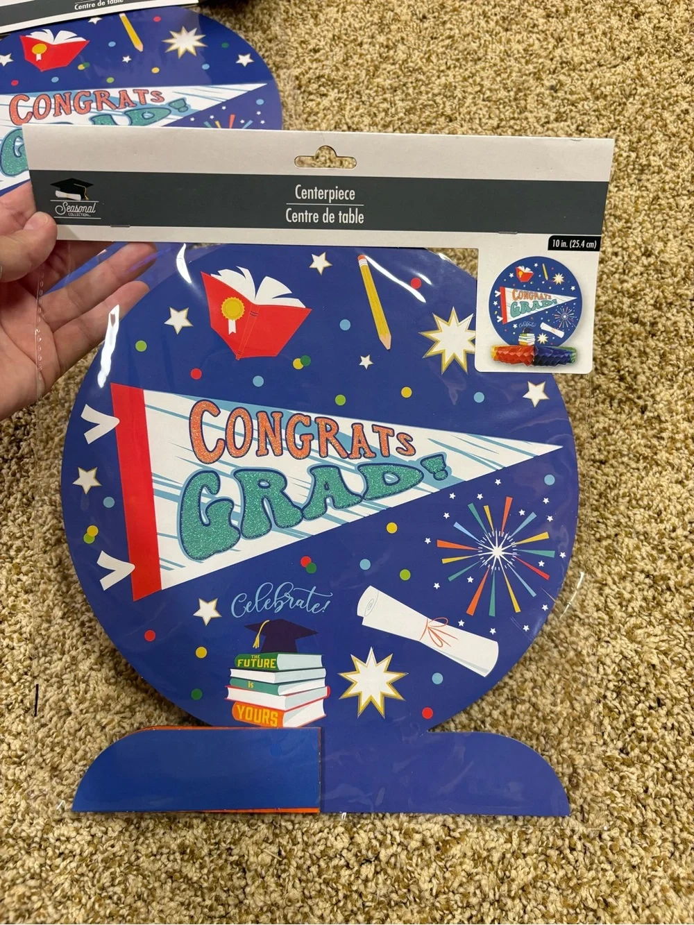 Graduation Party Decoration Lot Congrats Grad Banners Centerpieces NWT